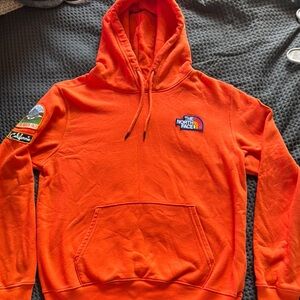 The North Face Men's Bright Orange Hoodie